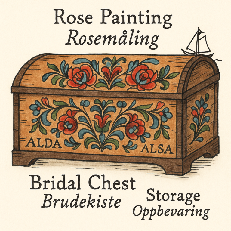 Rose-Painted Chests: More Than Storage, A Piece of Heritage