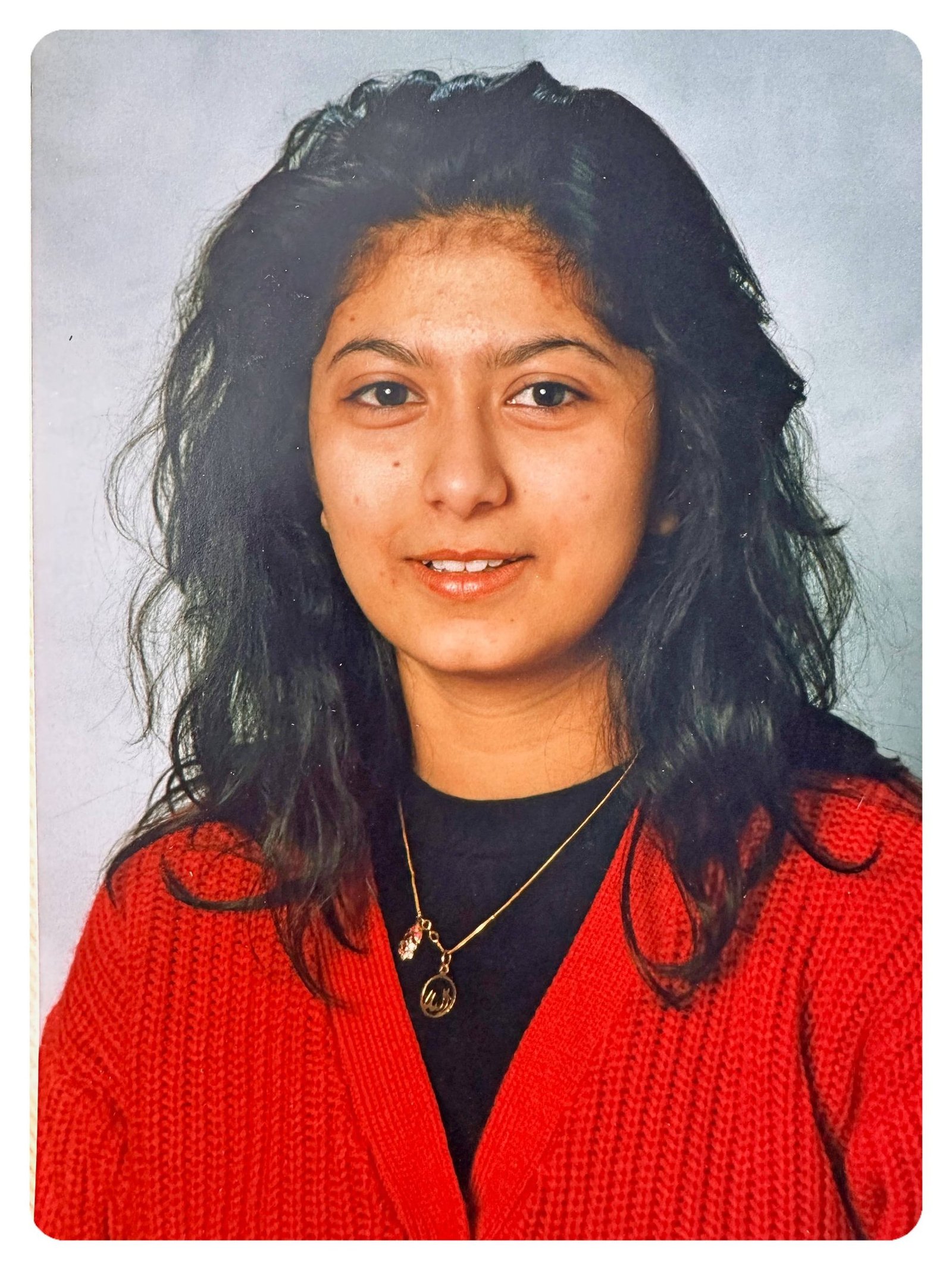 Foto på Zayera 1989, 15 år gammal.