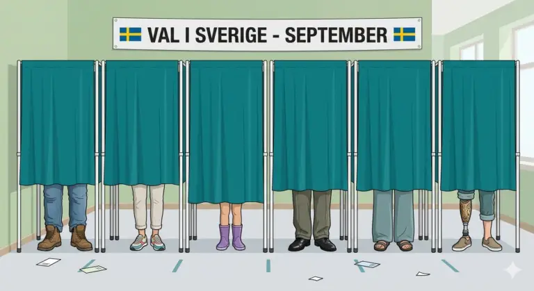 Voting Booths in Sweden