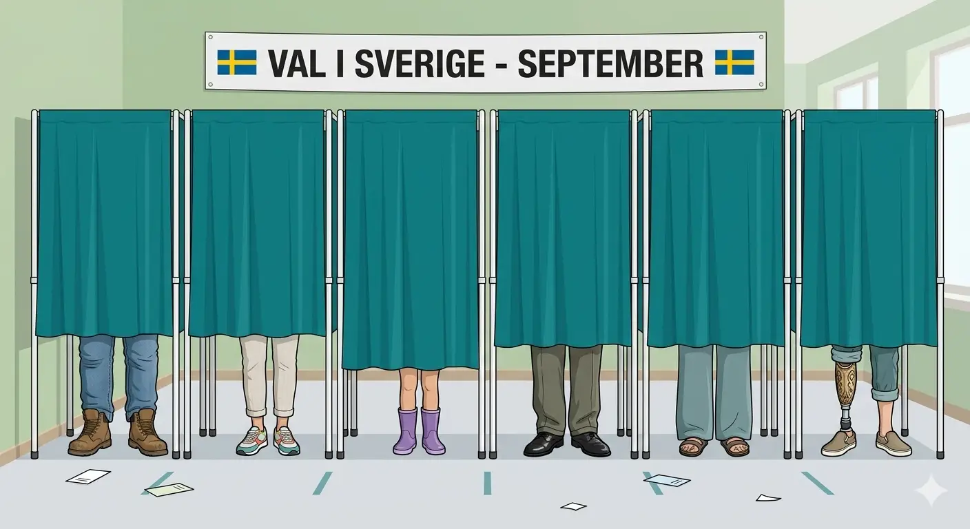 Voting Booths in Sweden