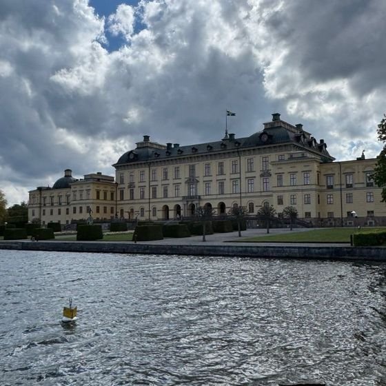 Drottningholm Palace, a UNESCO World Heritage Site, on the shore of Lake Mälaren near Stockholm, photographed by Zayera Khan