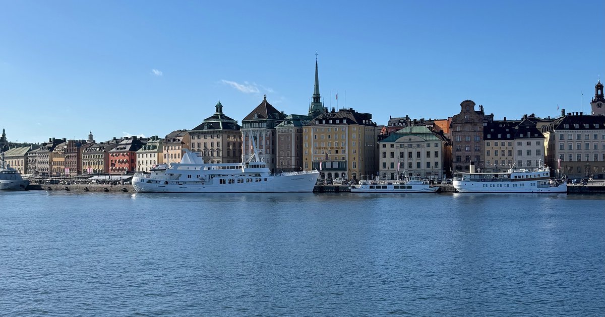Gamla Stan from the water, October 2026. Photo by Zayera Khan