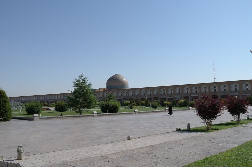 Naqsh-e Jahan Square with the dome of Sheikh Lotfollah Mosque