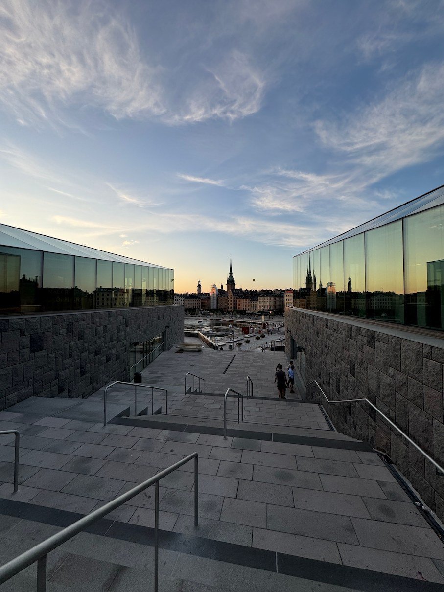 The new Slussen transit hub and its modern architecture in Stockholm, photographed by Zayera Khan
