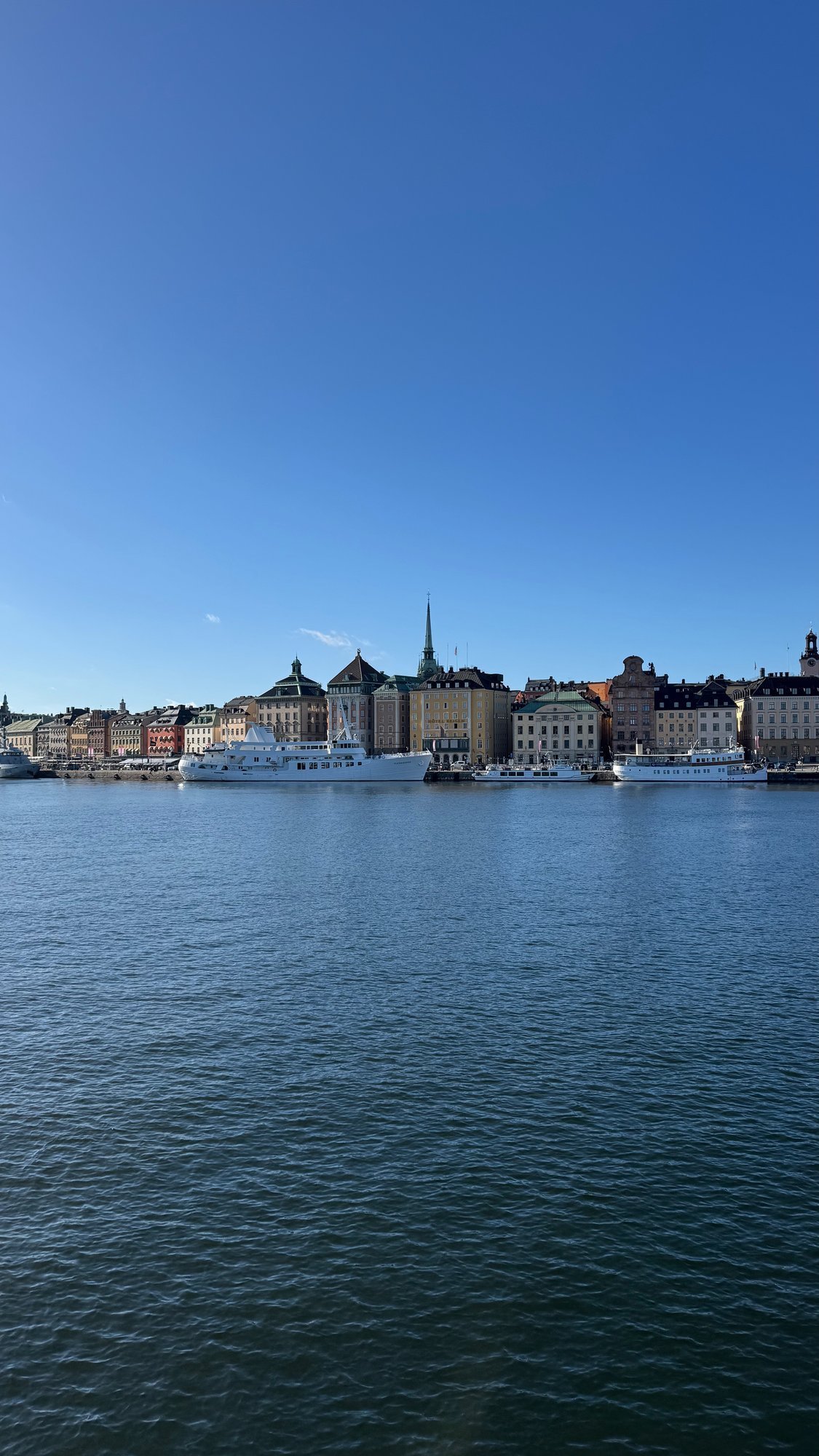 Gamla Stan waterfront with autumn colours