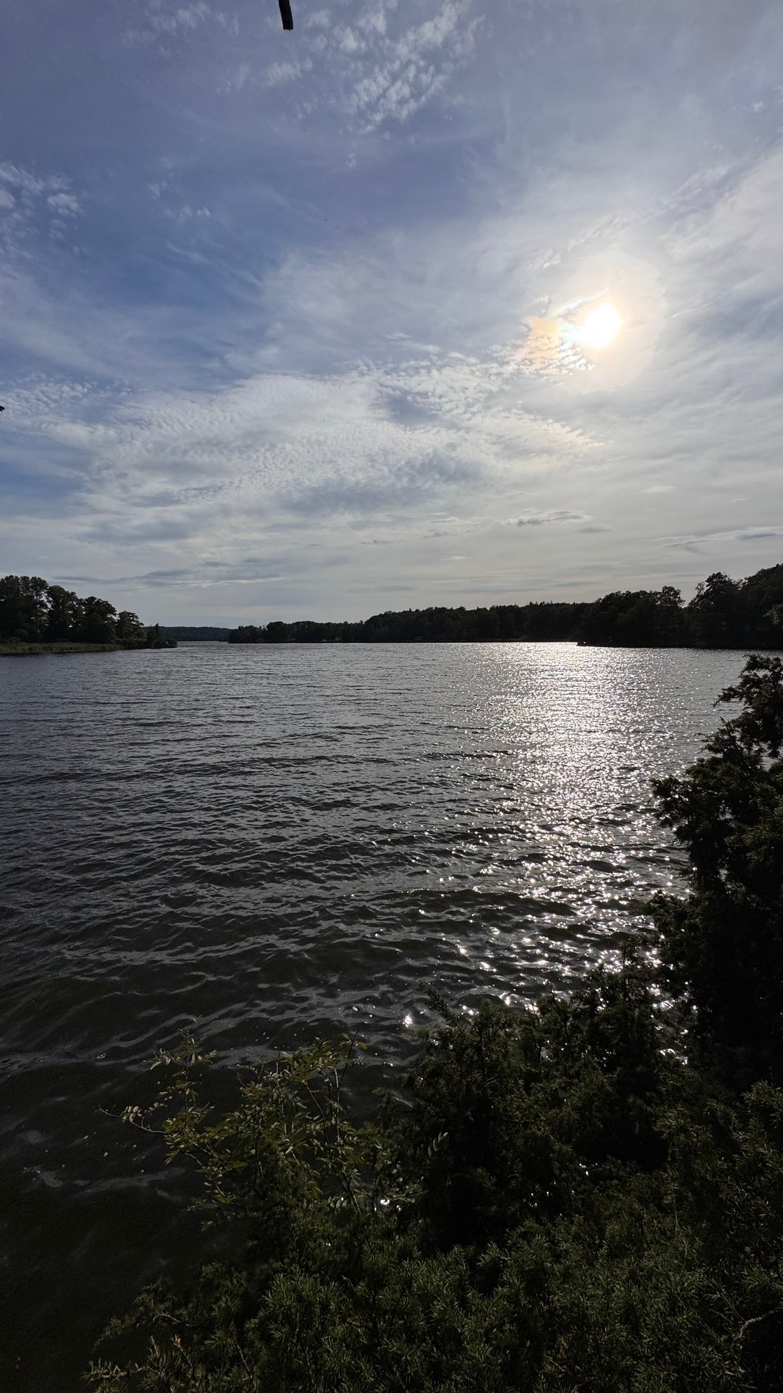 Calm lake in Huddinge, south of Stockholm