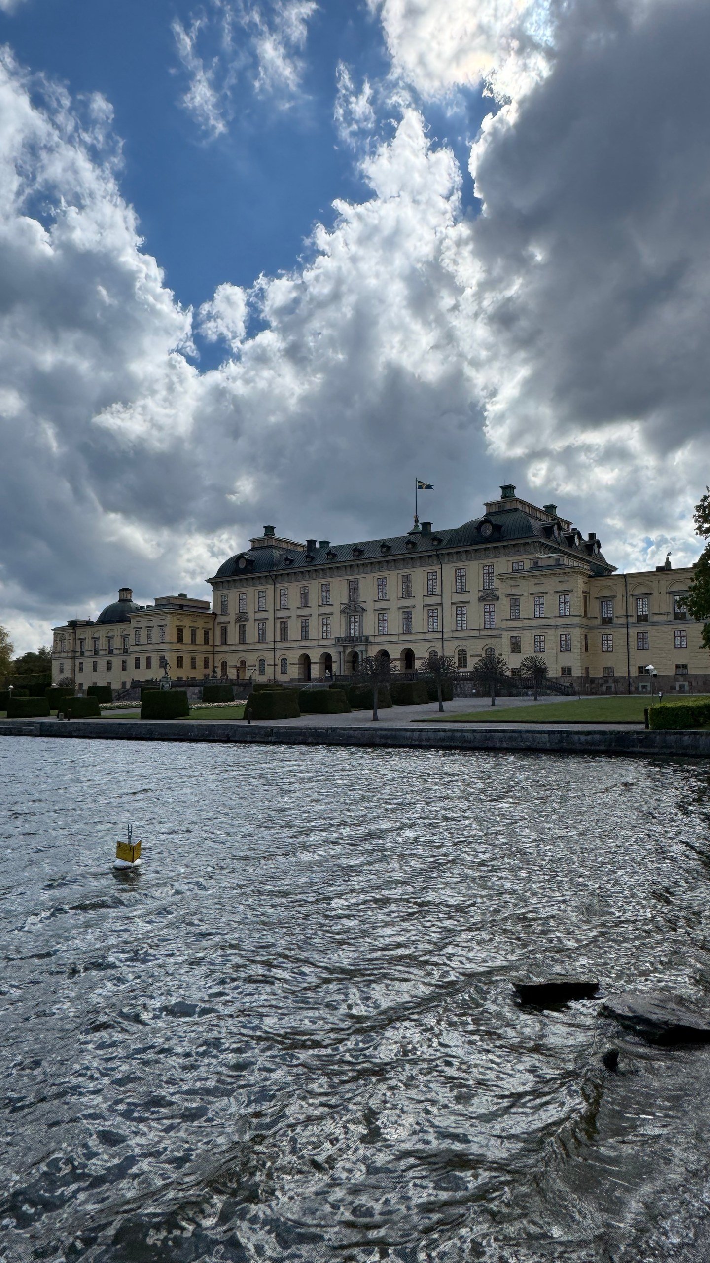 Drottningholm Palace, a UNESCO World Heritage Site, on the shore of Lake M&auml;laren near Stockholm, photographed by Zayera Khan