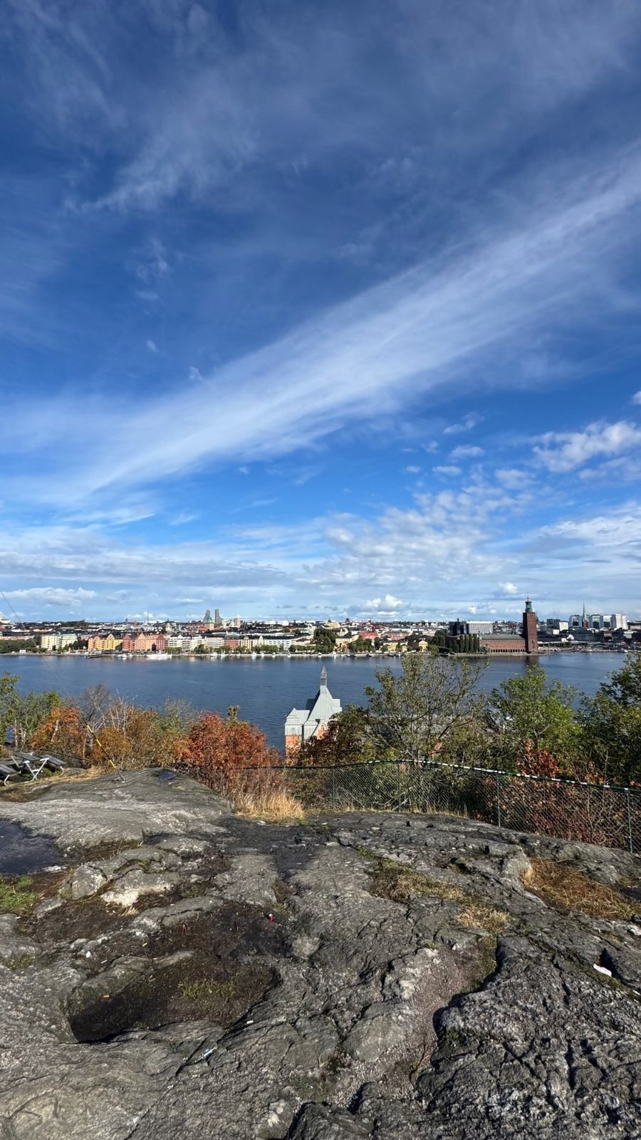 View over Stockholm from the Södermalm cliffs