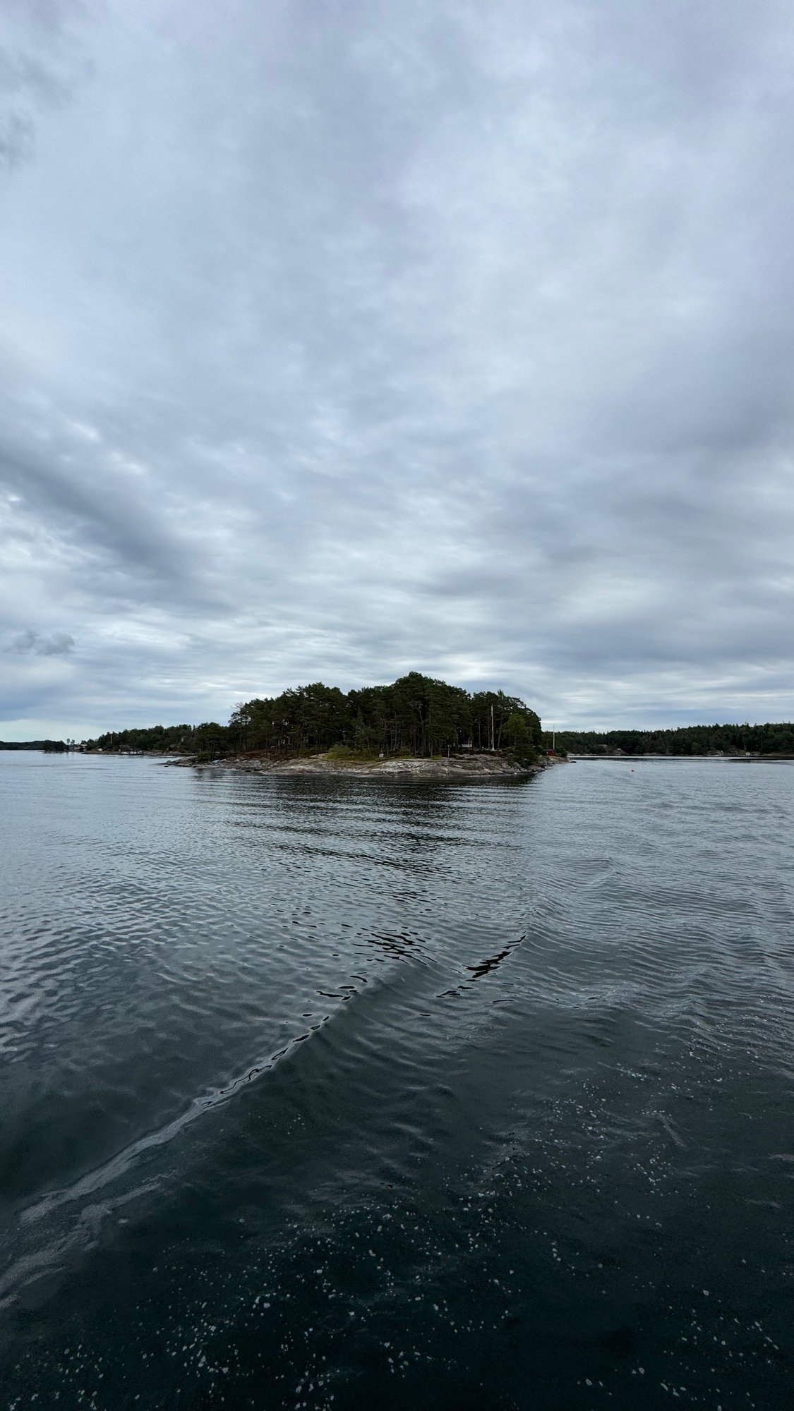 A small rocky island in the Stockholm archipelago
