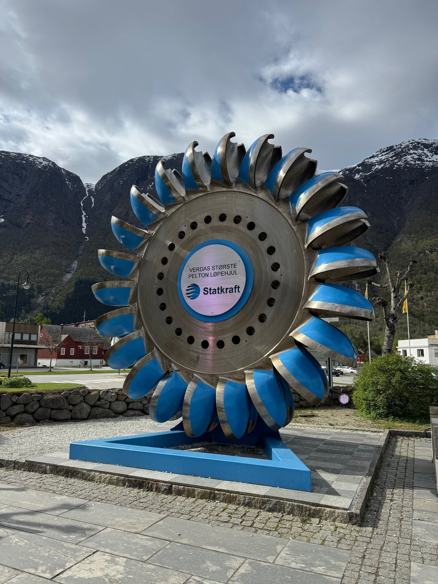 The world's largest Pelton wheel in Eidfjord